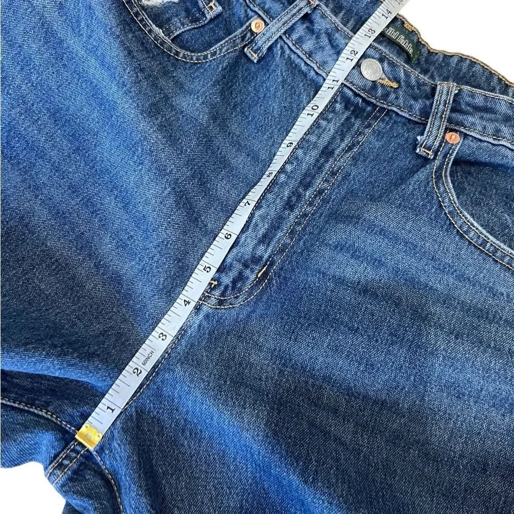 Wild fable highest rise baggy jeans distressed medium wash size 29/8 - Picture 12 of 16